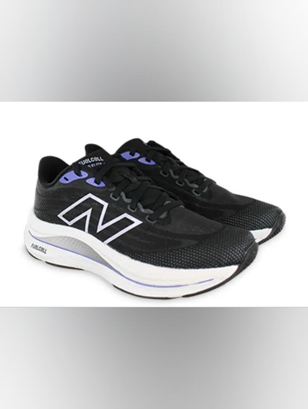 New Balance FUEL CELL Black Sneakers with Purple Accents